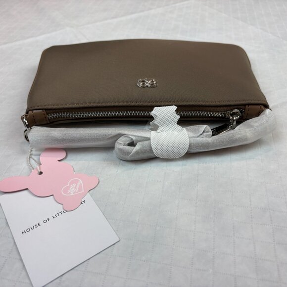 House of Little Bunny Taupe Nylon shoulder and crossbody bag Straps. New w tags - Picture 8 of 16